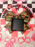 Camo Bow Post-It Holder