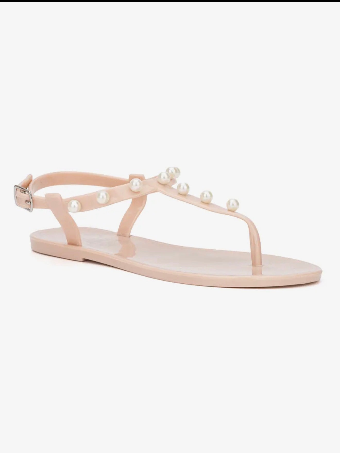 Women’s Pearl Jelly Thong Sandal