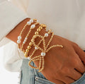 Golden Bow Beaded Bracelets