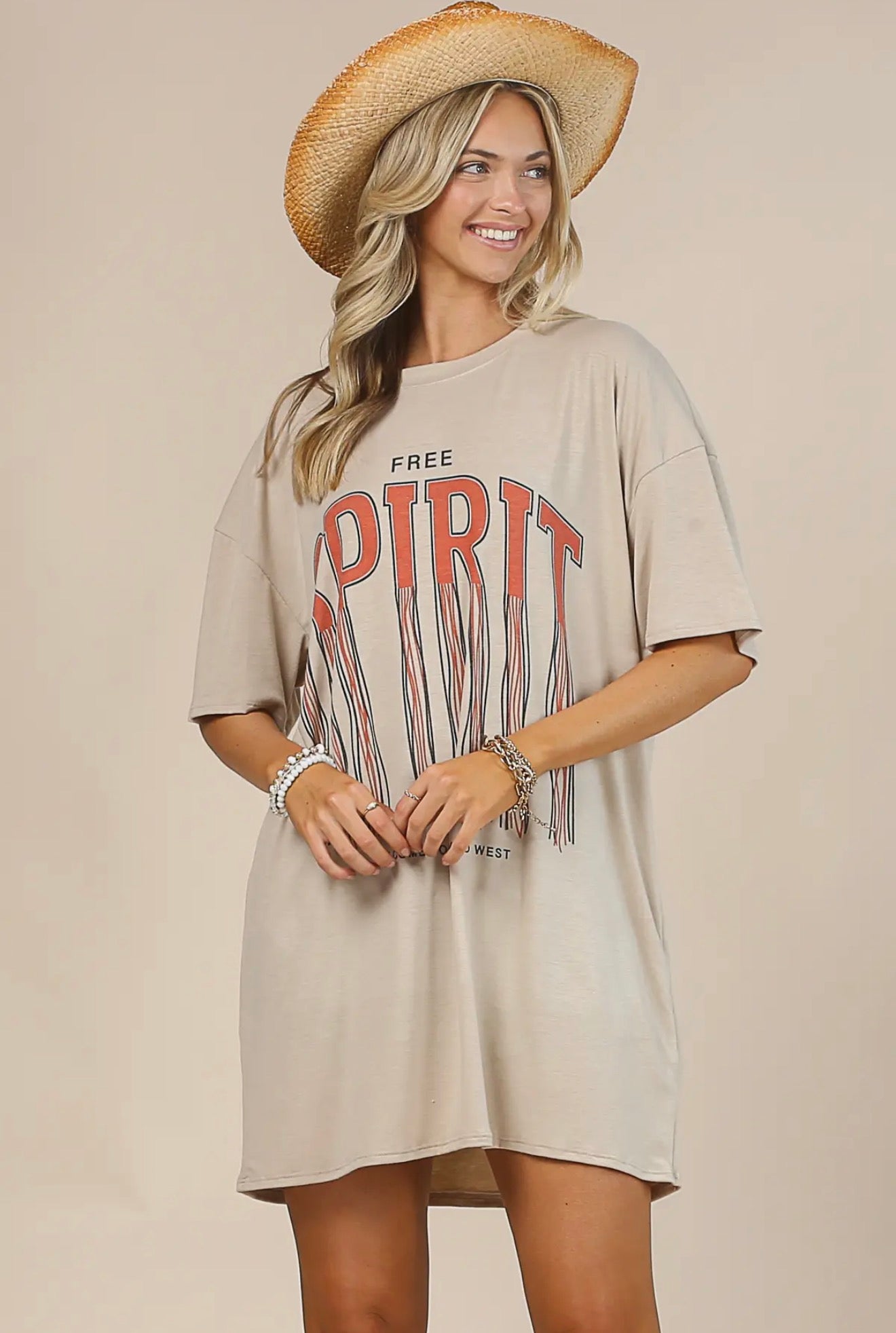 Free Spirit T Shirt Dress