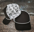 B & W Bow Hat
