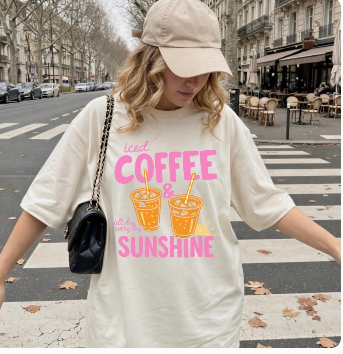 Pink Iced Coffee Tee