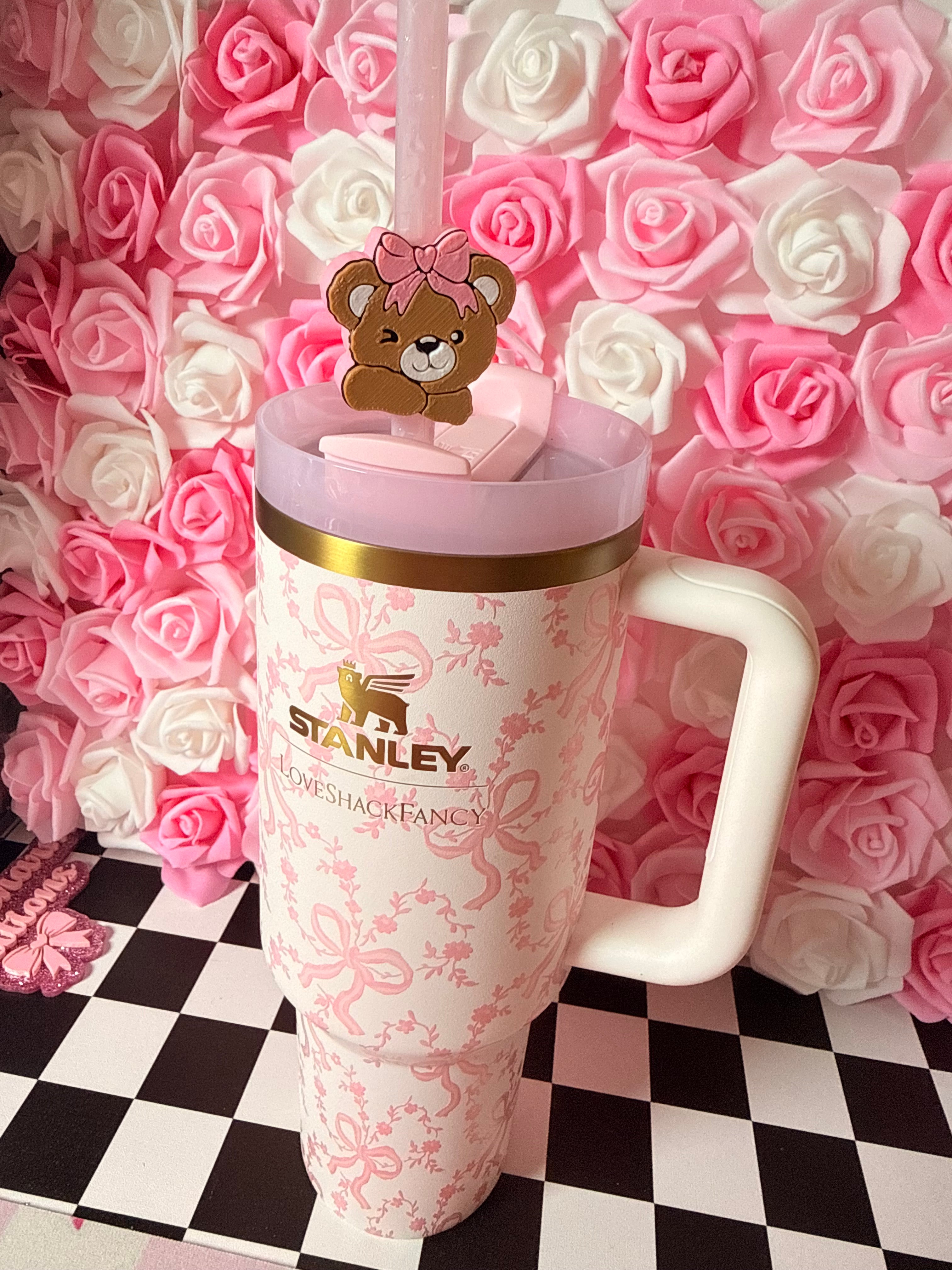 Cute Straw Toppers