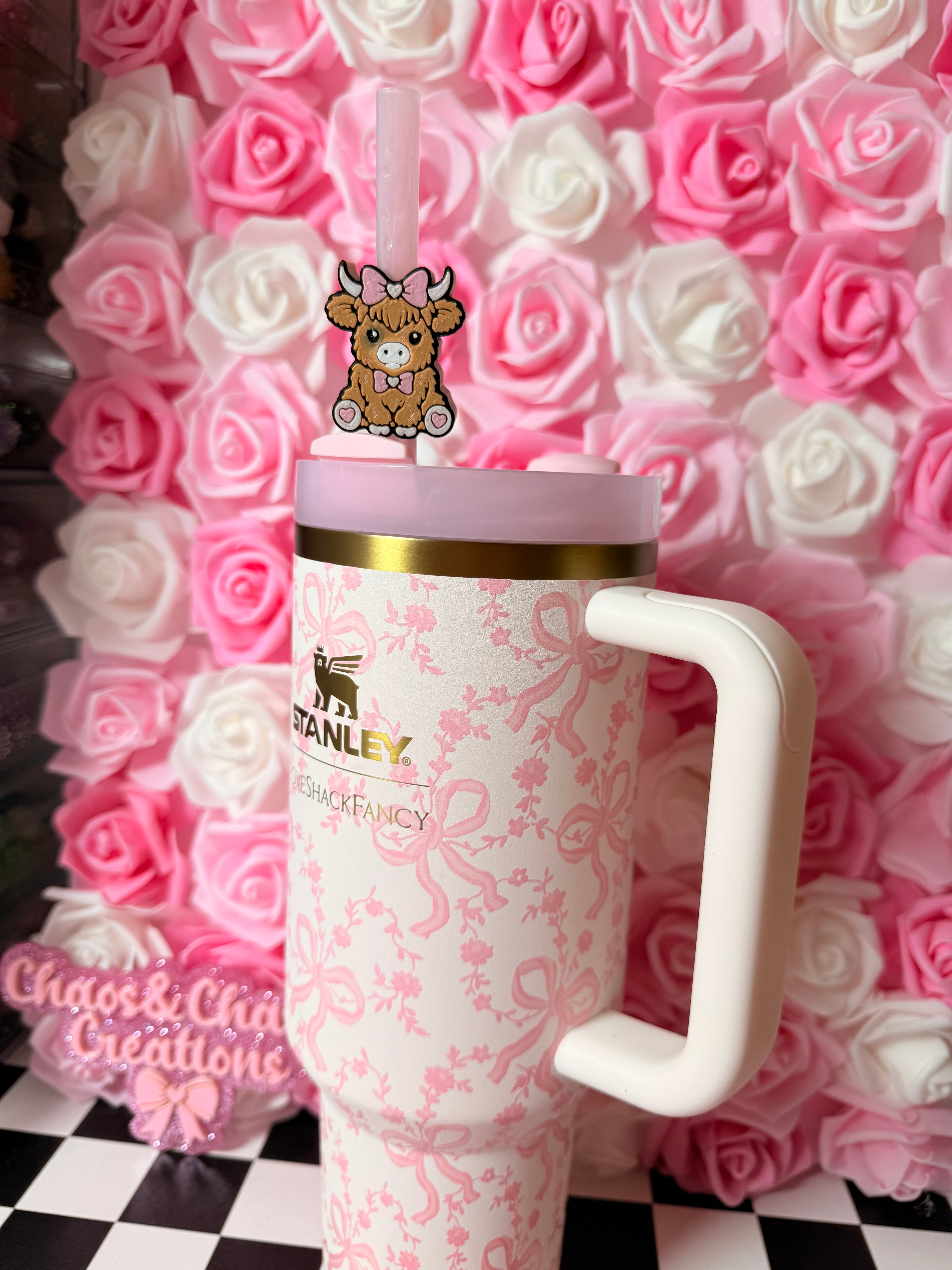 Cute Straw Toppers