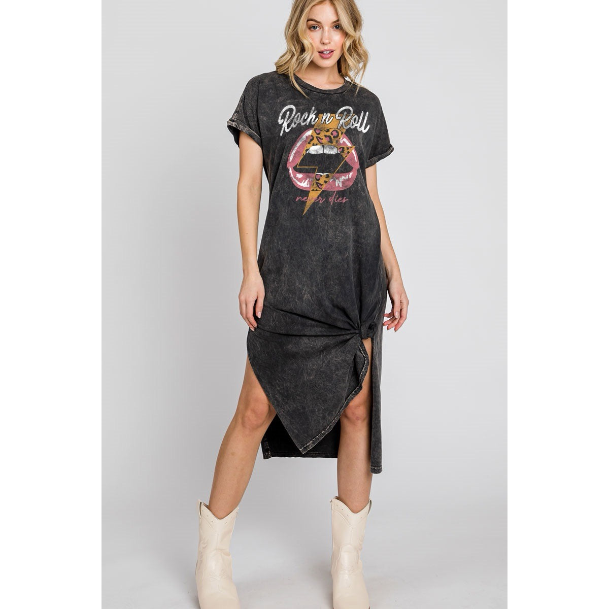Rock and roll Graphic Dress